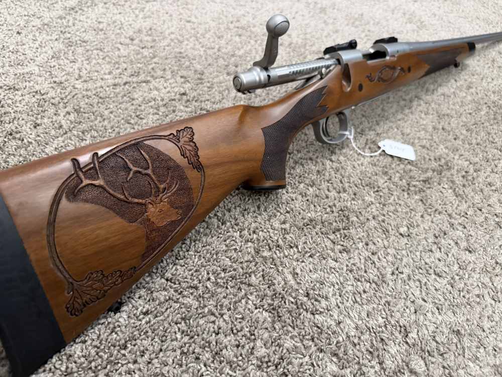 Remington 700 CDL SF 300 WSM stainless fluted sf engraved stock shooter-img-18