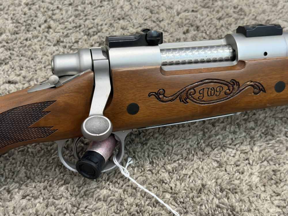 Remington 700 CDL SF 300 WSM stainless fluted sf engraved stock shooter-img-2