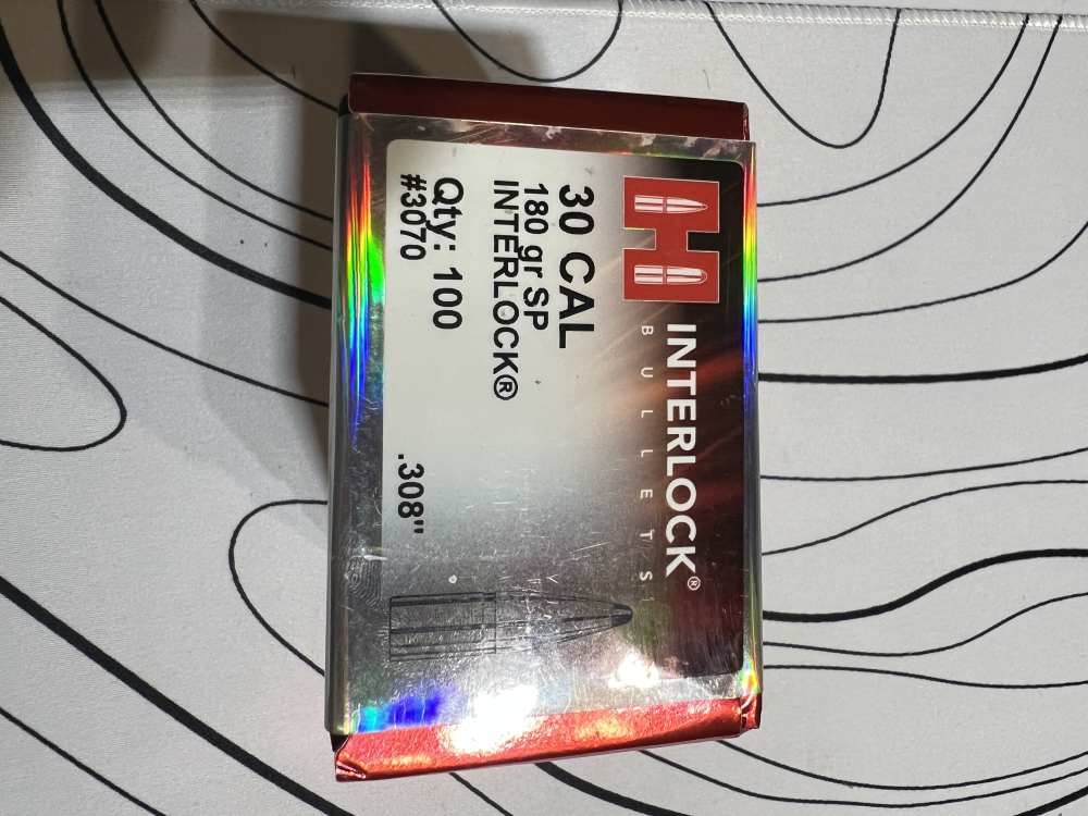Hornady Interlock .30 cal 180 gr spr 100 count. -img-0