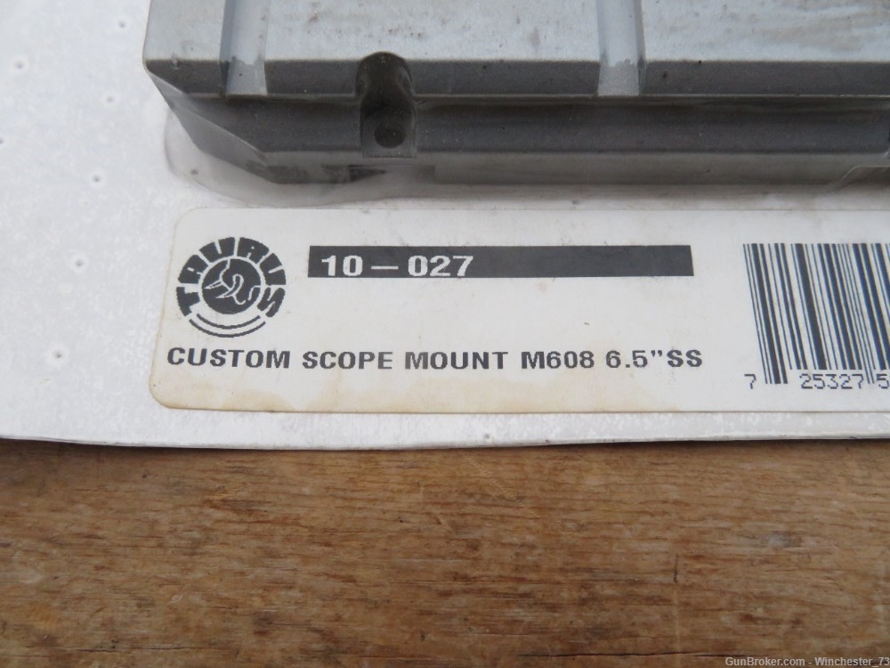 Taurus M608 608 357 SS 6.5in barrel scope mount part No 10-027-img-1