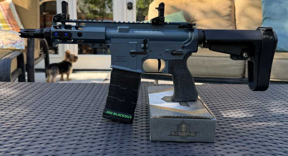 .300 Blackout Blue Titanium AR Pistol | 5" Ghost IHS Upper-img-3