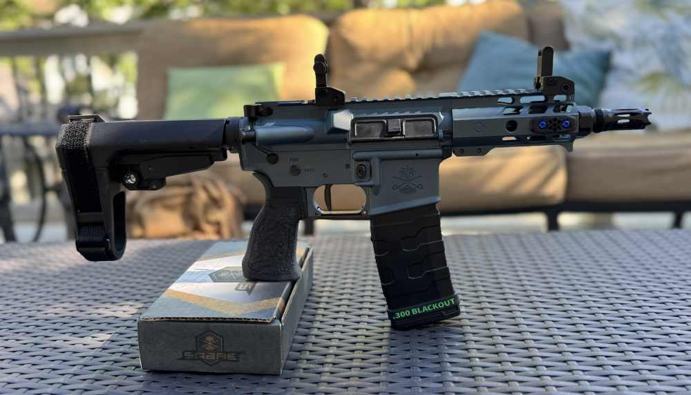 .300 Blackout Blue Titanium AR Pistol | 5" Ghost IHS Upper-img-4