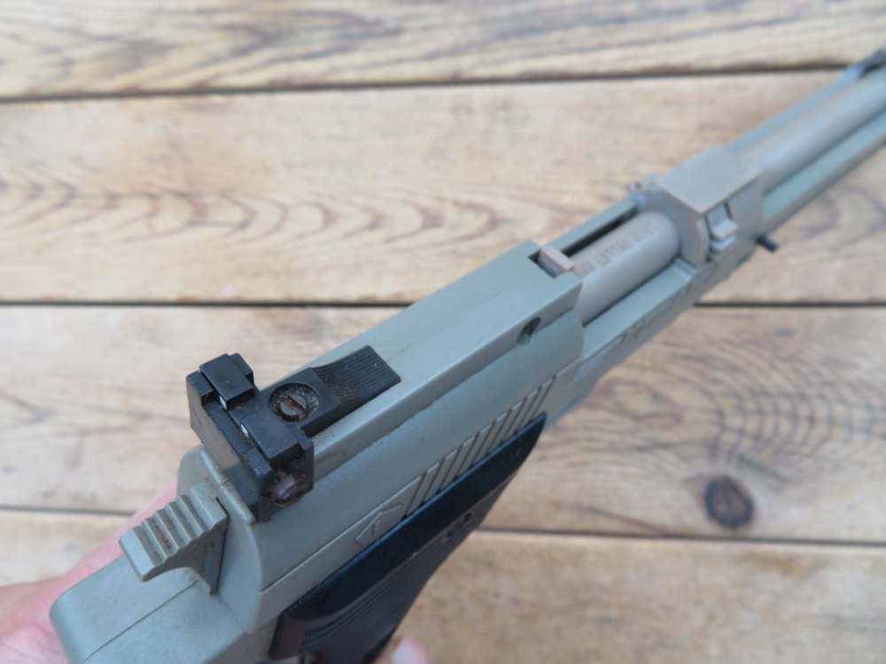Crosman Auto Air II .177 air BB pellet pistol -img-10