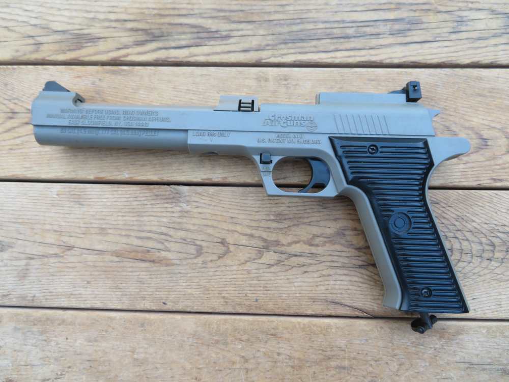 Crosman Auto Air II .177 air BB pellet pistol -img-18