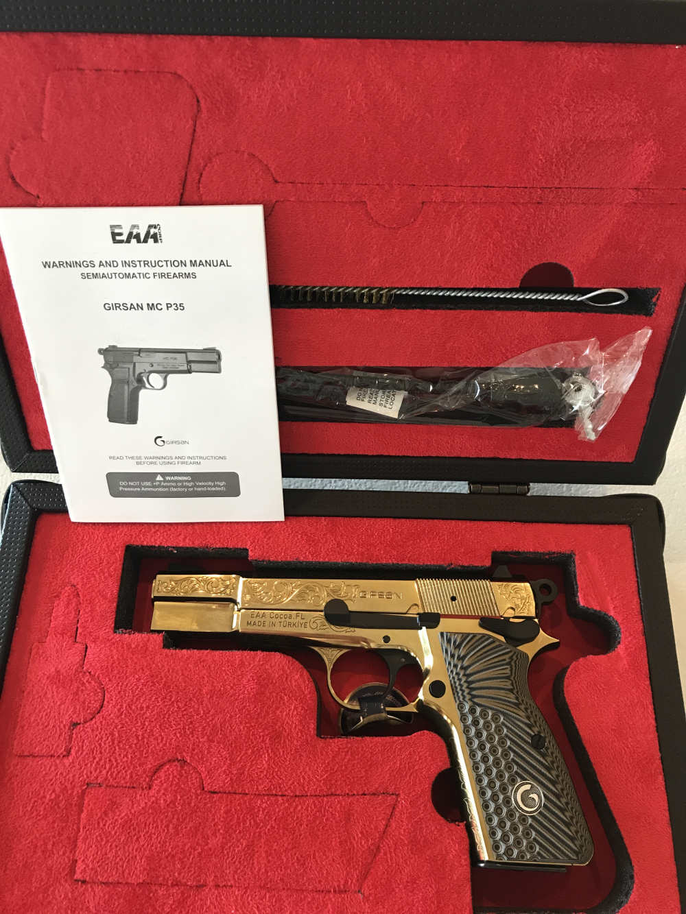 EAA MCP35 GOLD ENGRAVED 9MM NEW IN BOX!-img-0