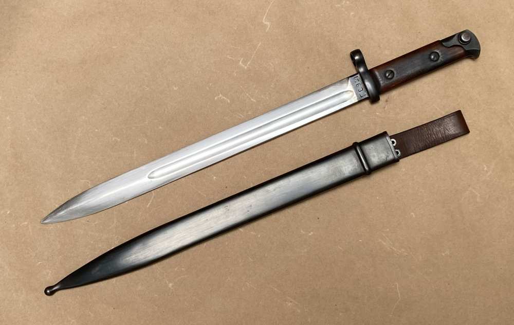 Scarce WWII SVT-38 Bayonet and Scabbard - Soviet WW2 SVT38 Tokarev SVT-40-img-0