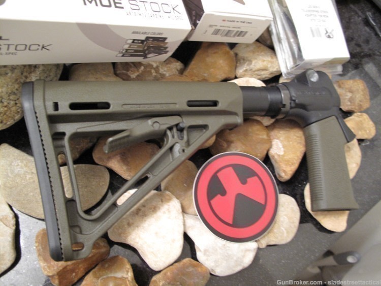 Mossberg 500 Magpul + Mesa Tactical Stock Shotgun ODG OLIVE DRAB 6 POSITION-img-3