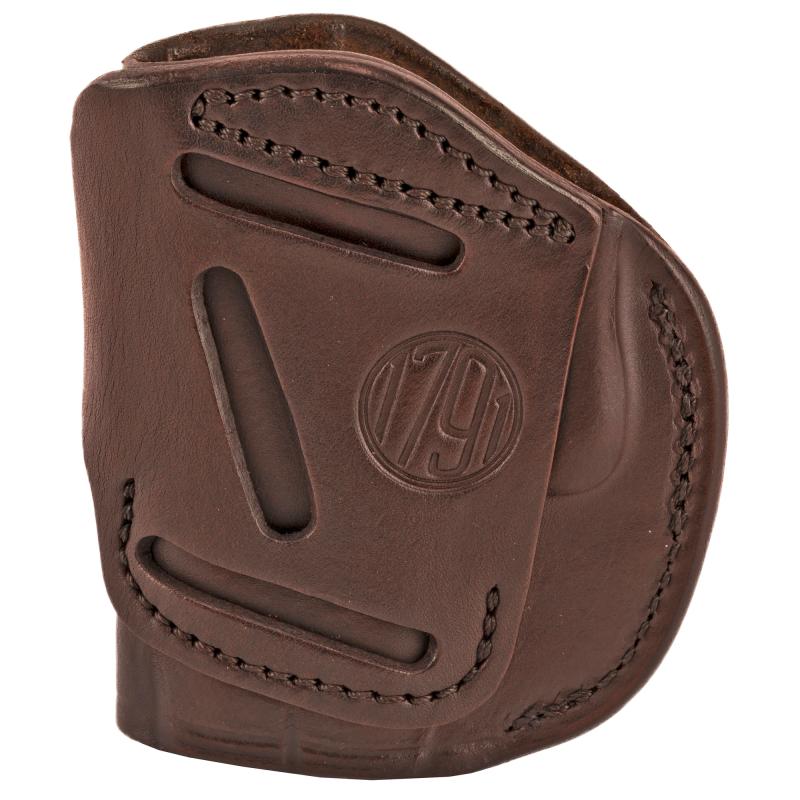 1791 Gunleather 4-Way Leather Belt Holster for Glock 42, Right-Hand-img-0