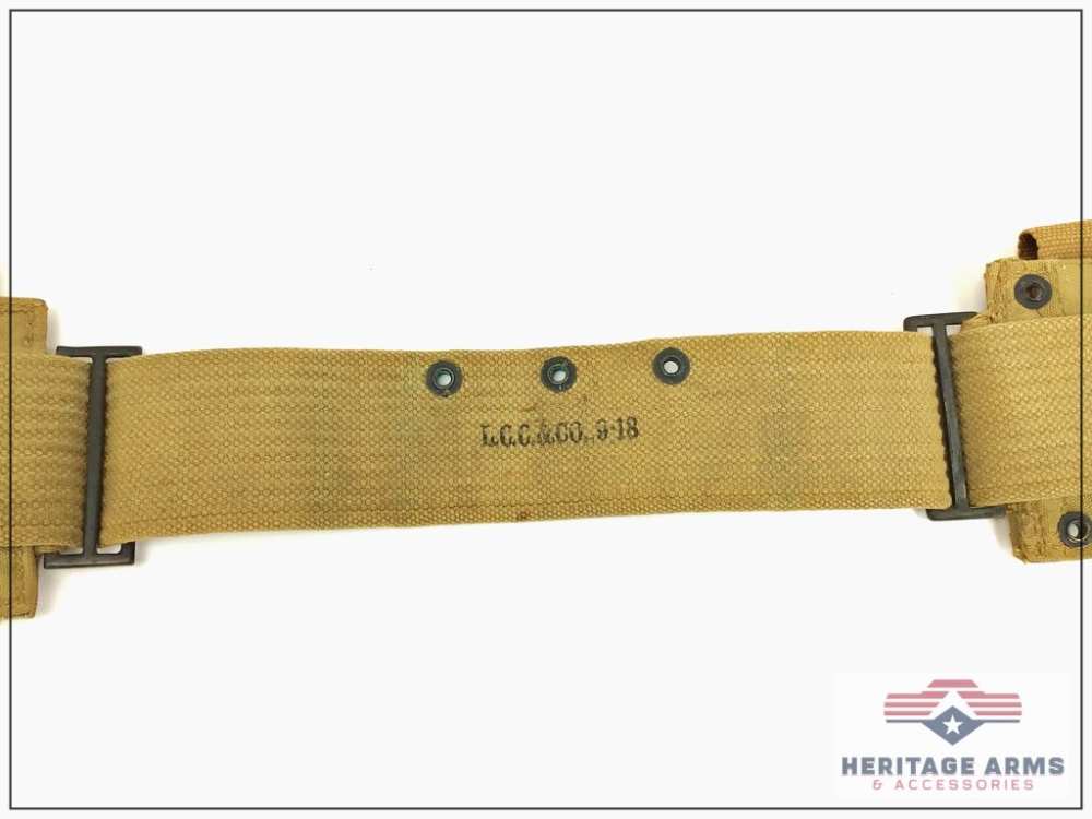 WWI Web Gear Ammo Belts 1911 Magazine Pouch -img-8