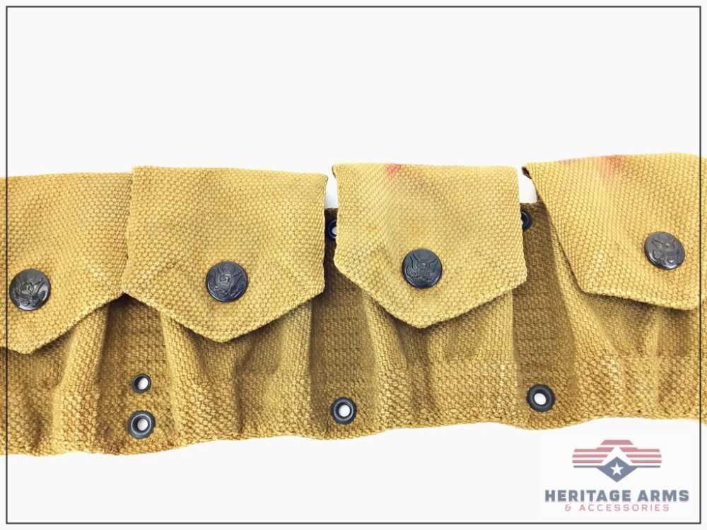 WWI Web Gear Ammo Belts 1911 Magazine Pouch -img-20