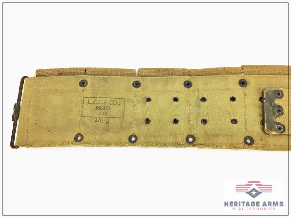 WWI Web Gear Ammo Belts 1911 Magazine Pouch -img-2