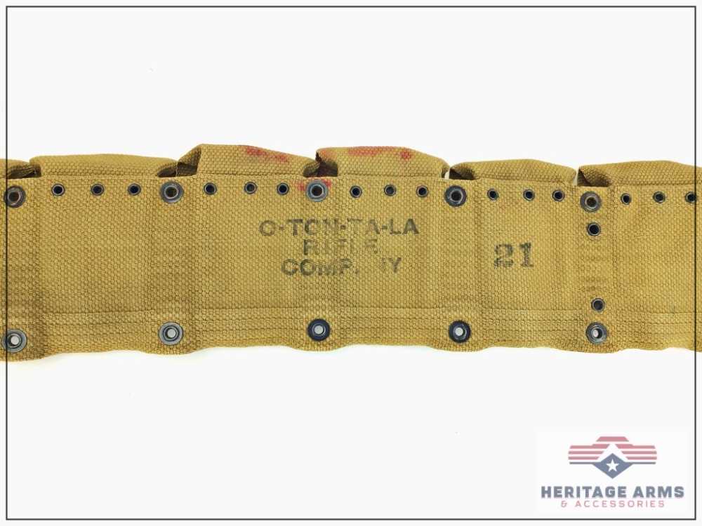 WWI Web Gear Ammo Belts 1911 Magazine Pouch -img-5