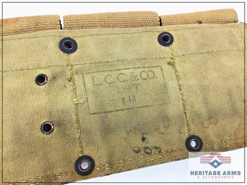 WWI Web Gear Ammo Belts 1911 Magazine Pouch -img-15