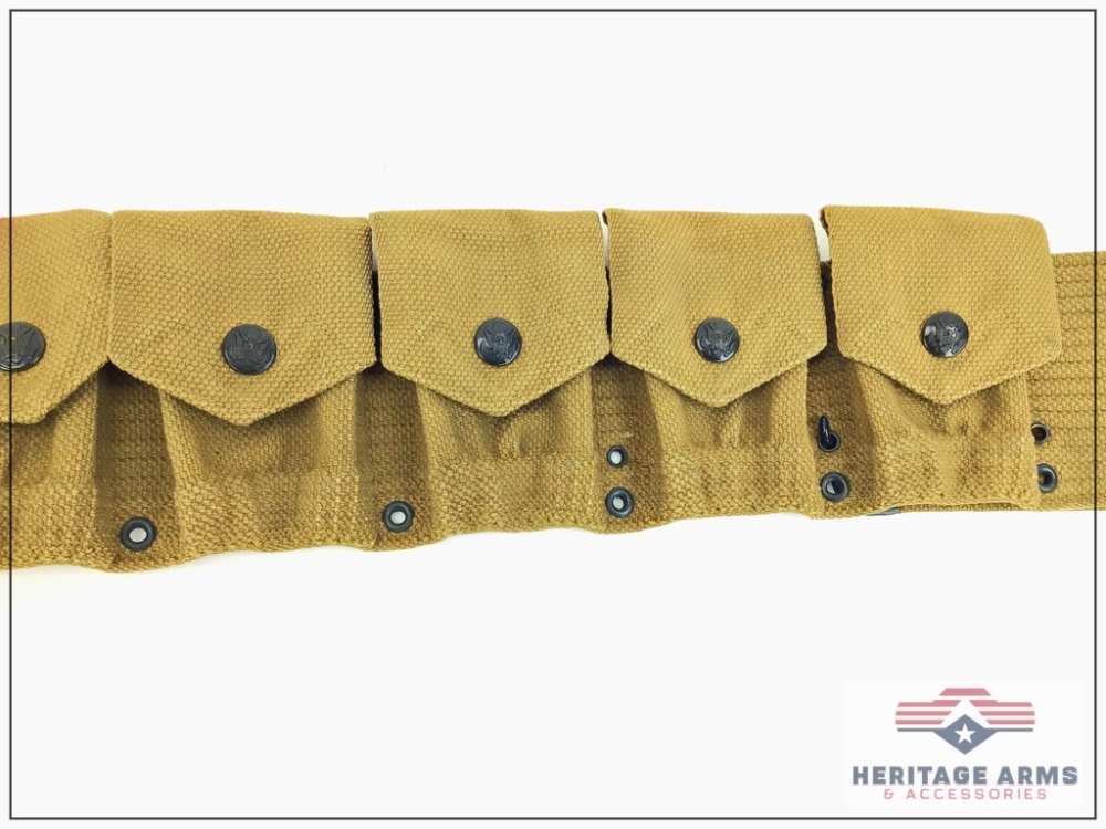 WWI Web Gear Ammo Belts 1911 Magazine Pouch -img-11