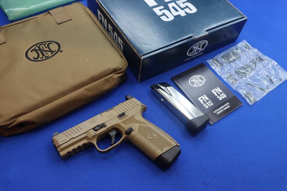 FN Model 545 MRD Pistol 45ACP FDE Optics Ready FNH FN545 15RD FN-AMERICA SA-img-0
