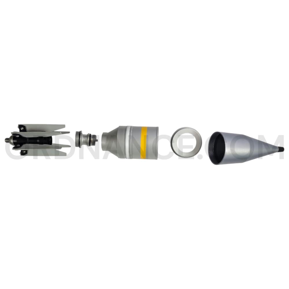 AT4 84mm M136 High Explosive Anti-Tank Projectile inert METAL training aid-img-8