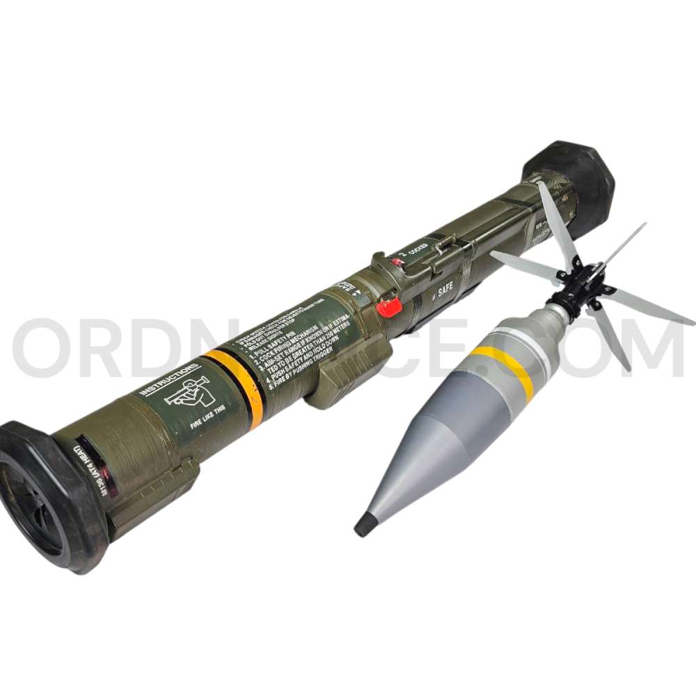 AT4 84mm M136 High Explosive Anti-Tank Projectile inert METAL training aid-img-13