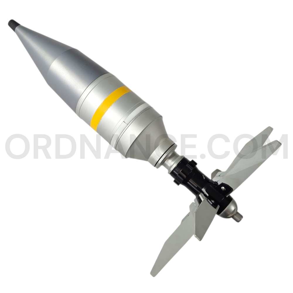 AT4 84mm M136 High Explosive Anti-Tank Projectile inert METAL training aid-img-2