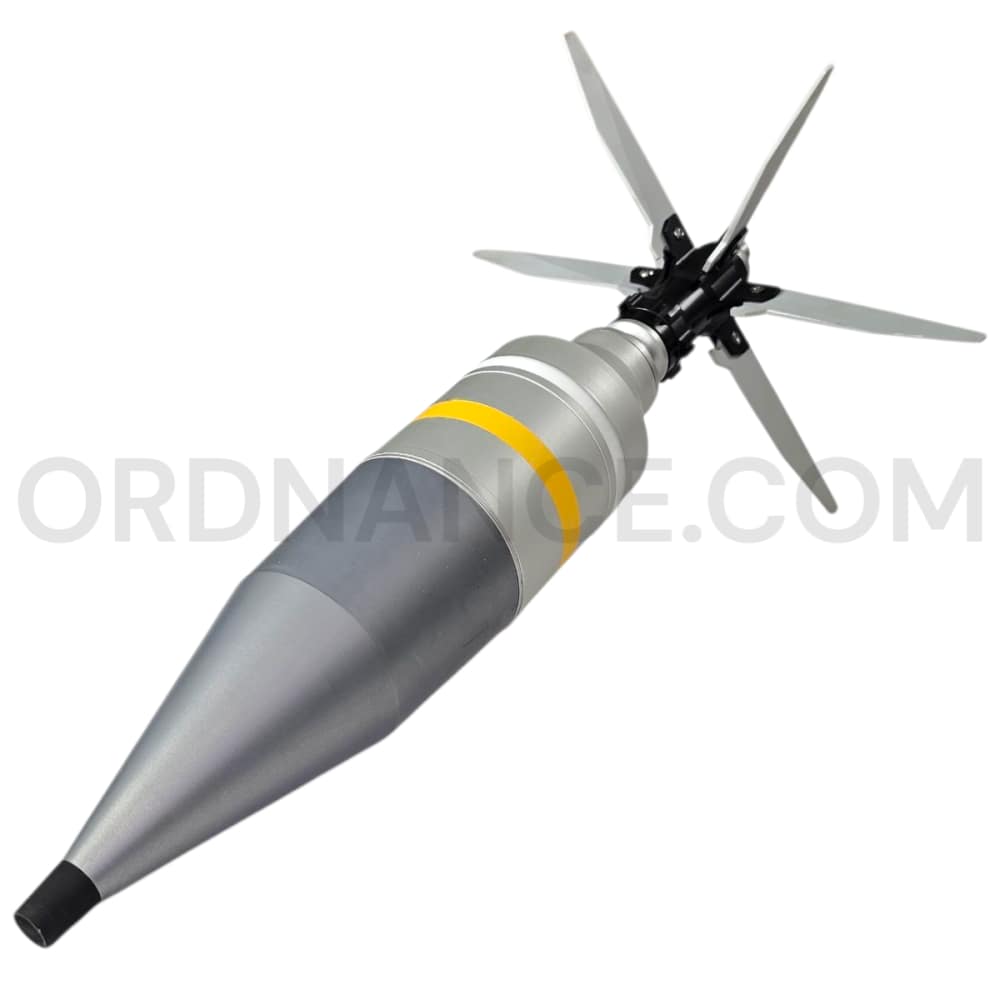 AT4 84mm M136 High Explosive Anti-Tank Projectile inert METAL training aid-img-1