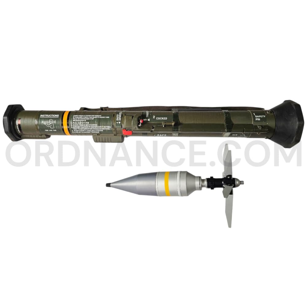 AT4 84mm M136 High Explosive Anti-Tank Projectile inert METAL training aid-img-12