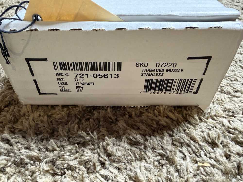 NIB Ruger 77/17 ss laminated 17 hornet w/ threaded barrel NICE! TRADES!-img-11