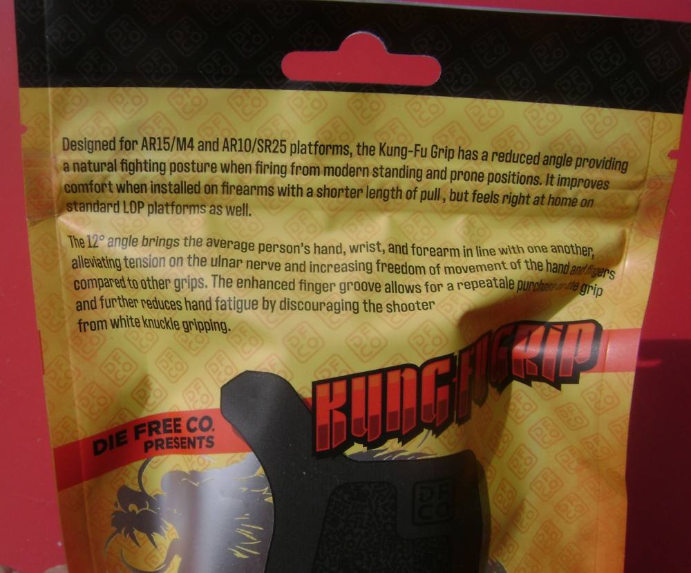 Kung Fu Grip from DFC for a AR15 Black Color-img-2