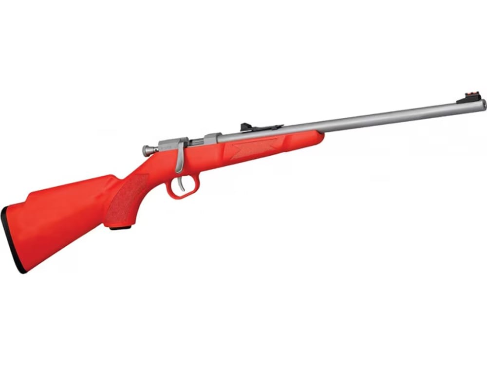 Henry Mini Bolt Youth Single Shot 22 LR Stainless 16" Barrel Orange H005S-img-0