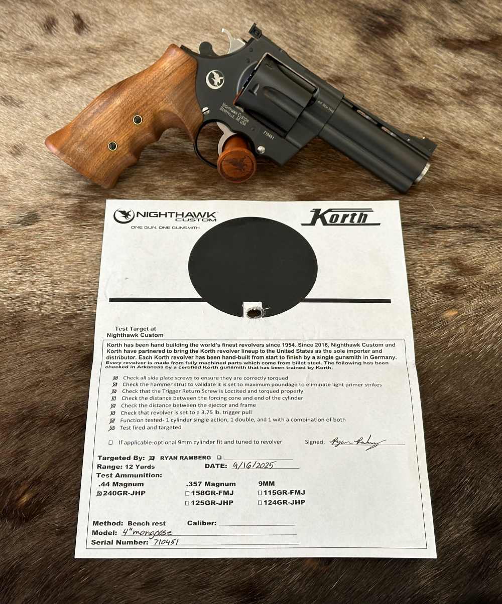 KORTH MONGOOSE 44 REMINGTON MAGNUM 4" NIGHTHAWK CUSTOM-img-1