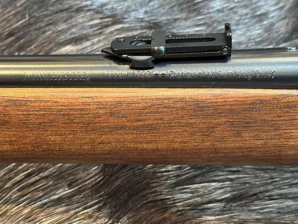 WINCHESTER MODEL 1892 44 REM MAG SADDLE RING CARBINE LARGE LOOP 20" BARREL-img-15