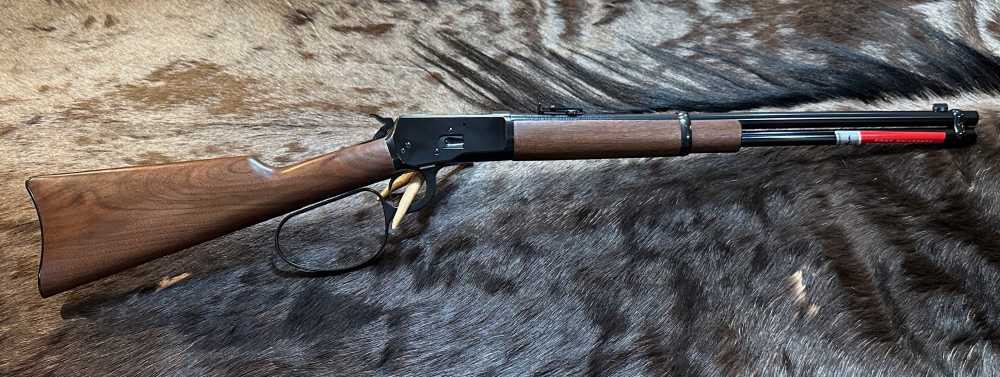 WINCHESTER MODEL 1892 44 REM MAG SADDLE RING CARBINE LARGE LOOP 20" BARREL-img-1