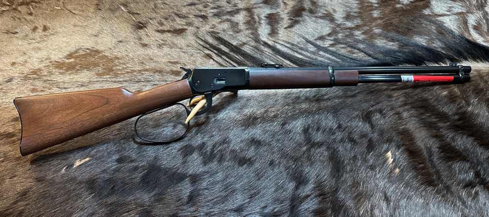 WINCHESTER MODEL 1892 44 REM MAG SADDLE RING CARBINE LARGE LOOP 20" BARREL-img-1
