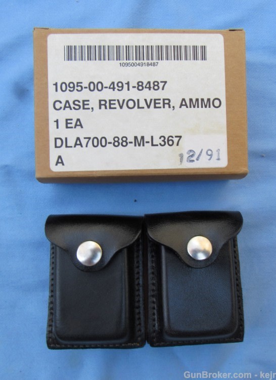 US Army MP Woman's Black Leather Revolver Holster Rig-img-9