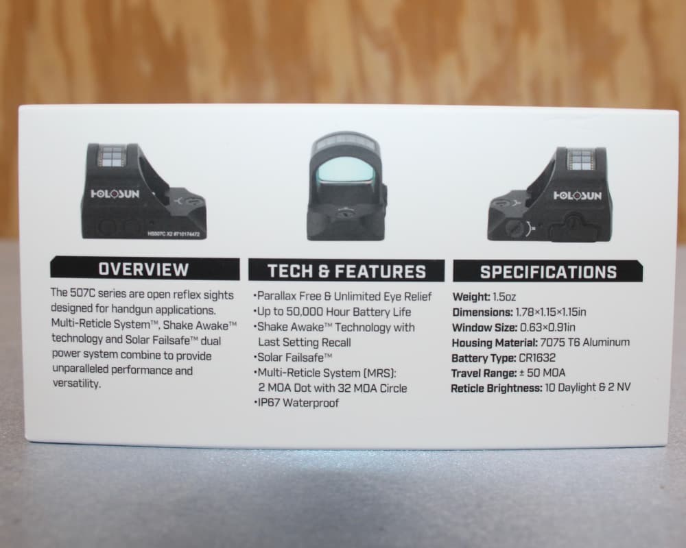 Holosun HS507C Red Dot, LAYAWAY AVAILABLE!-img-1