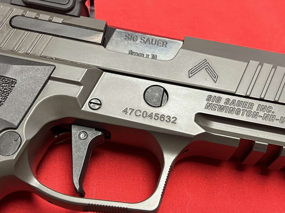 SIG-Sauer P226 X-Five Legion 9mm SAO Vortex Defender-ST optic case 1 mag-img-7