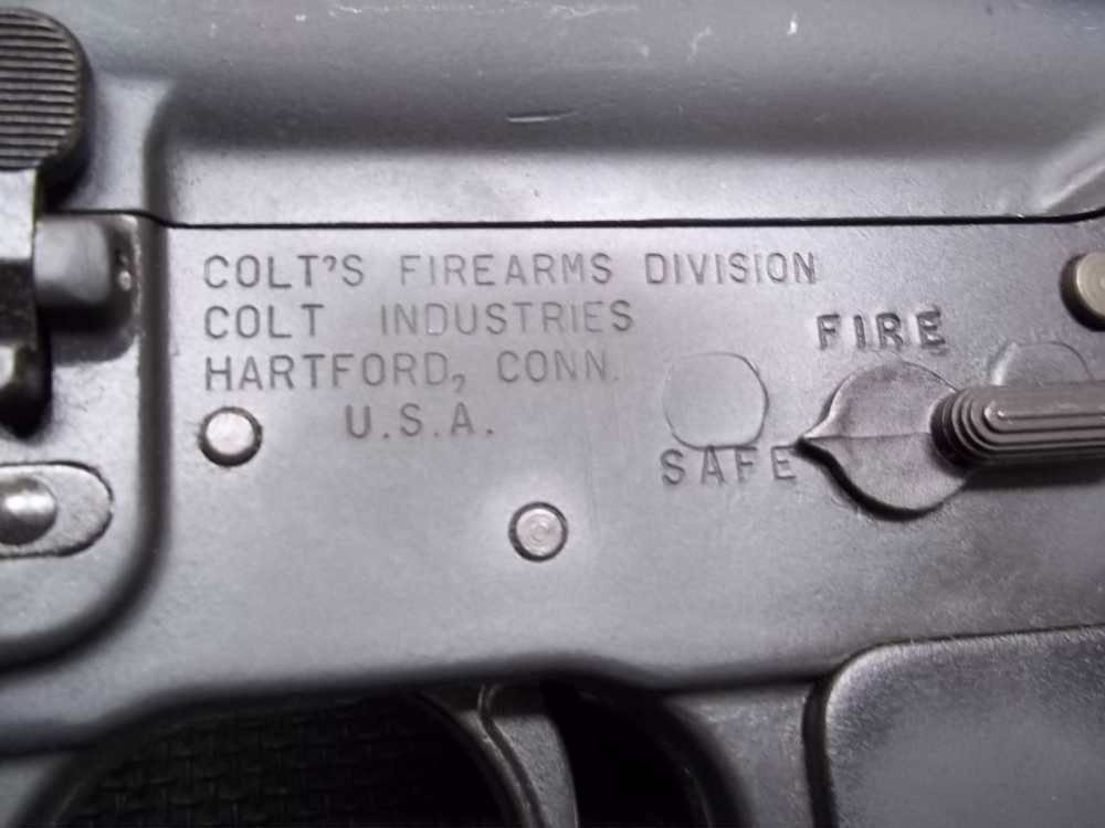 COLT AR-15 A2 HBAR SPORTER .556 NATO ESTATE GUN VERY NICE COLLECTOR-img-5