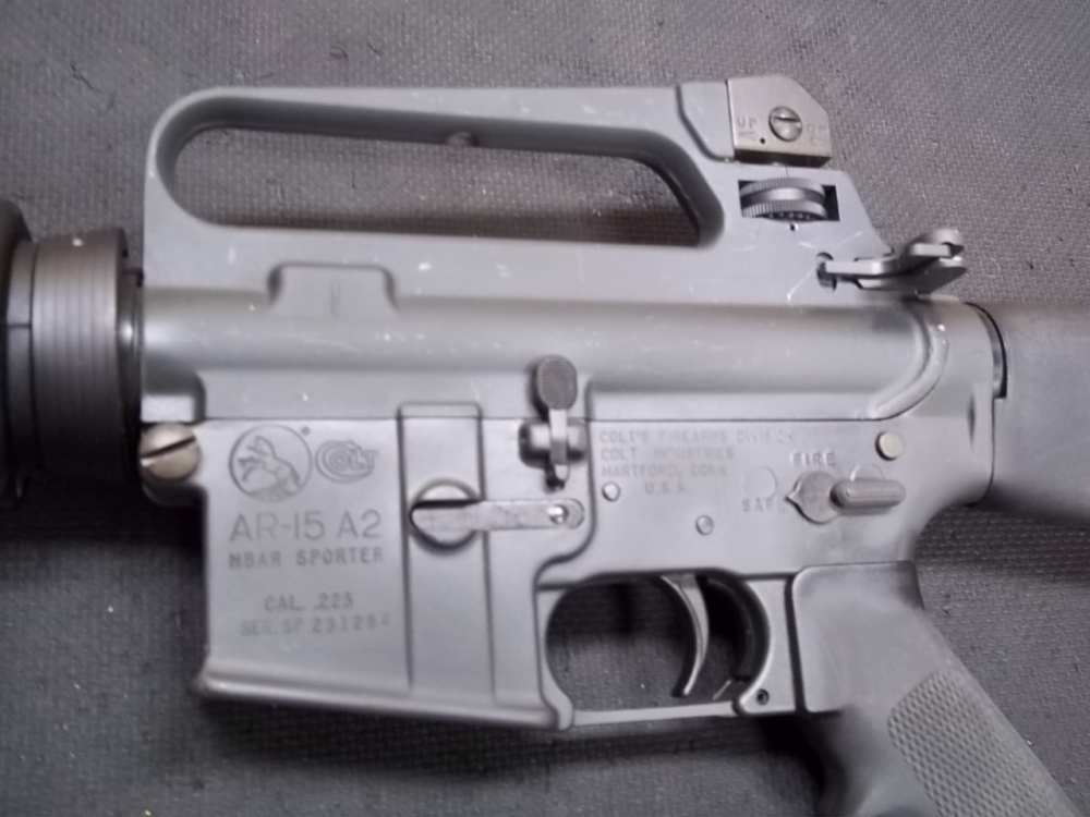 COLT AR-15 A2 HBAR SPORTER .556 NATO ESTATE GUN VERY NICE COLLECTOR-img-3