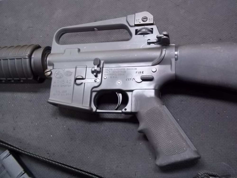 COLT AR-15 A2 HBAR SPORTER .556 NATO ESTATE GUN VERY NICE COLLECTOR-img-2