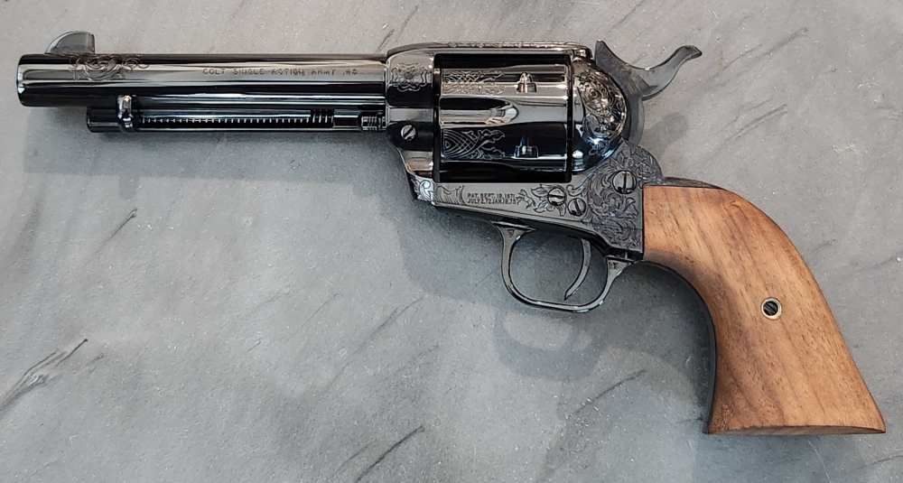 Colt SAA .45LC 1 of 5 Hand Engraved Talo Exclusive -img-0