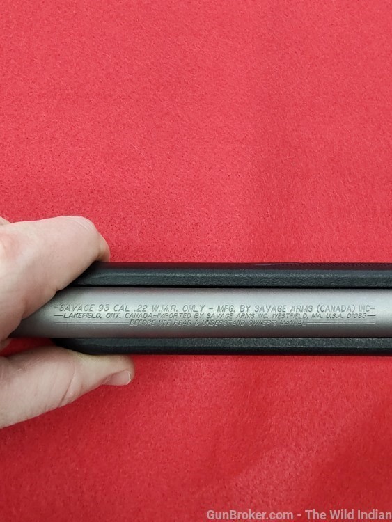 Savage Arms 91700 93 FSS 22 WMR Caliber with 5+1 Capacity, 21" Barrel, Matt-img-1