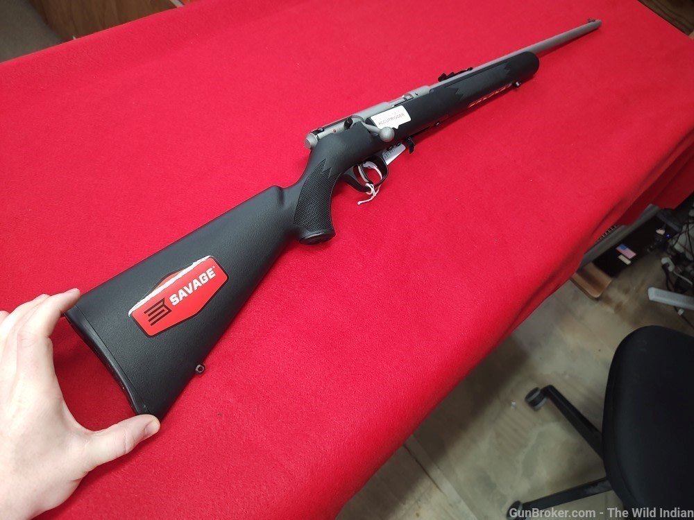 Savage Arms 91700 93 FSS 22 WMR Caliber with 5+1 Capacity, 21" Barrel, Matt-img-5