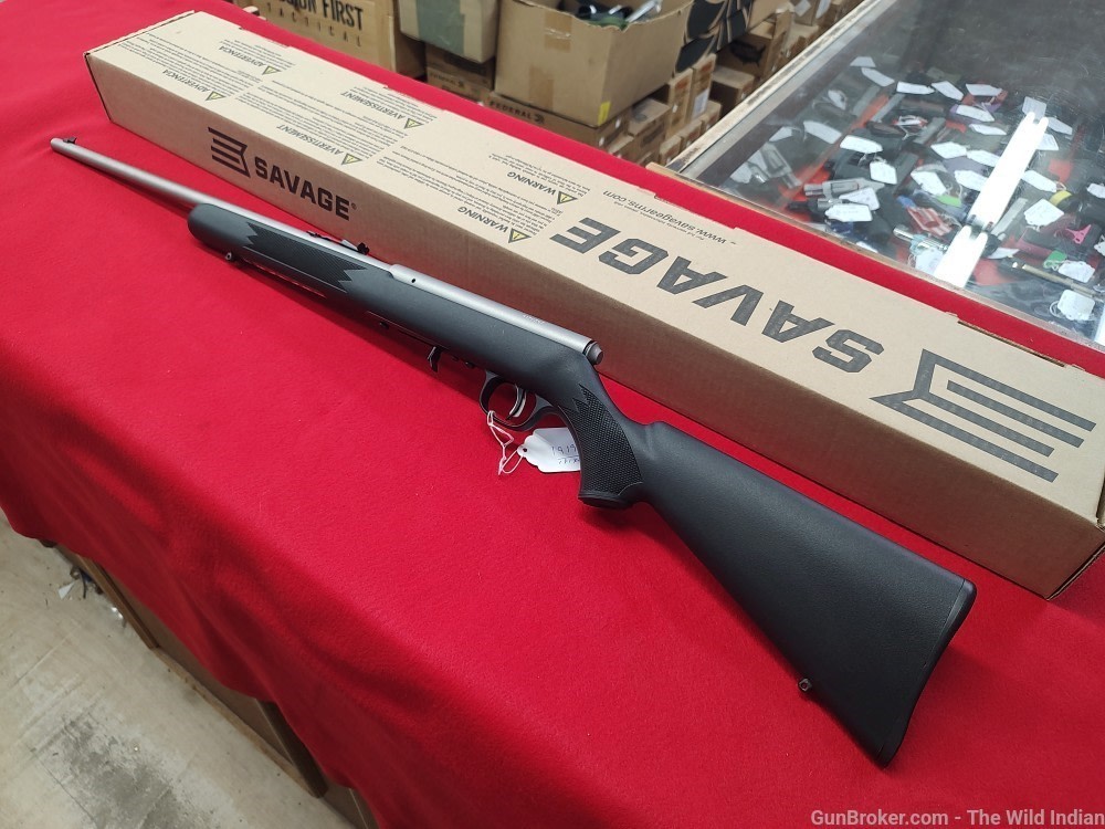 Savage Arms 91700 93 FSS 22 WMR Caliber with 5+1 Capacity, 21" Barrel, Matt-img-0