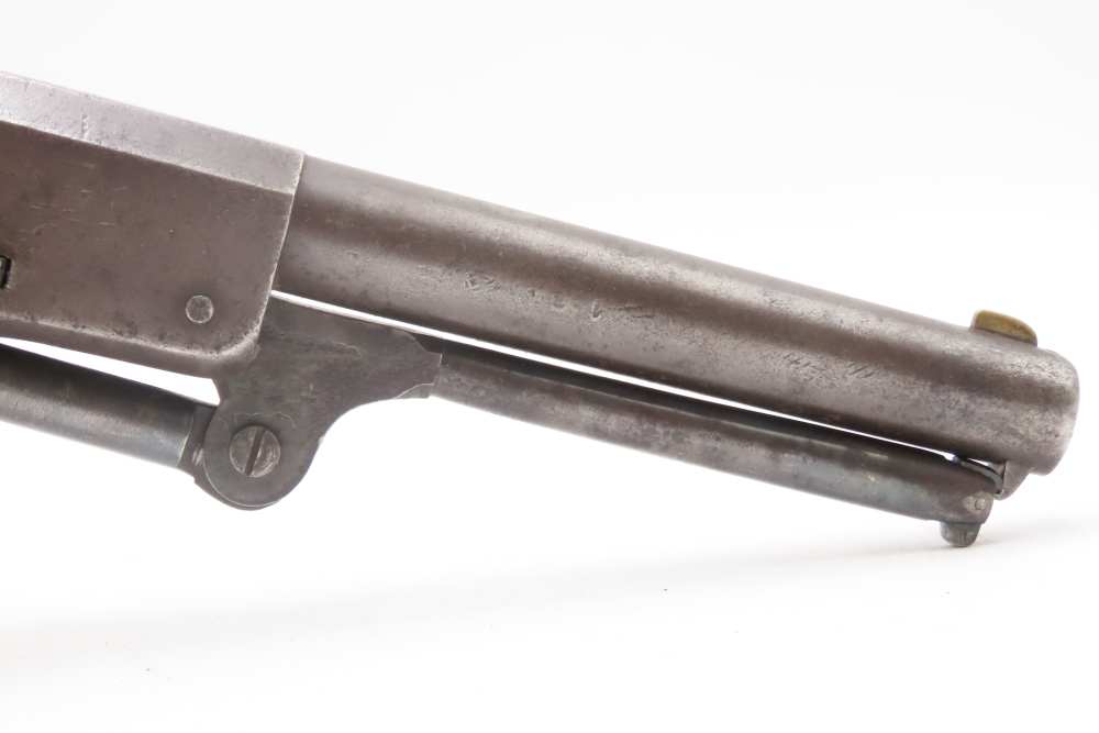 RARE 1850 Antique CIVIL WAR Transitional COLT DRAGOON Percussion Revolver  -img-2