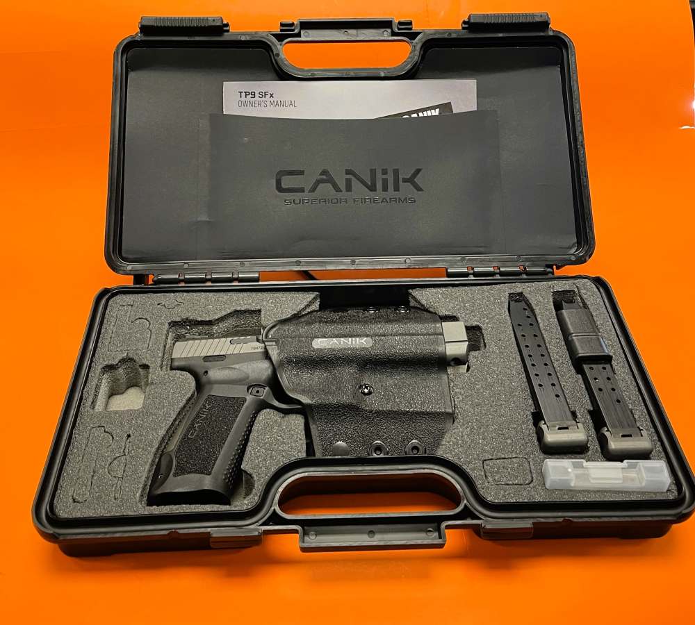 CANIK TP9 SFx 9mm two tone 2 mags like new.-img-1