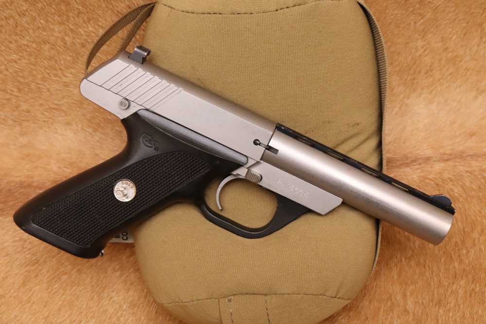 Colt 22 .22LR 4.5" Stainless Semi-Automatic Pistol-img-1