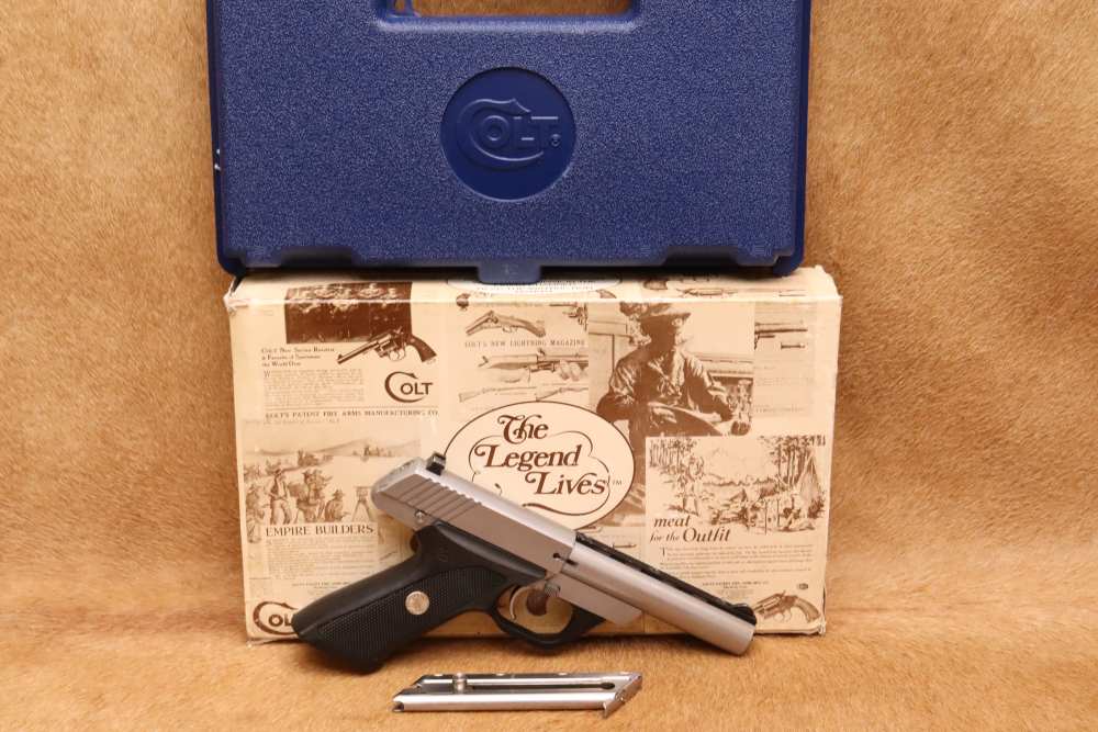Colt 22 .22LR 4.5" Stainless Semi-Automatic Pistol-img-0