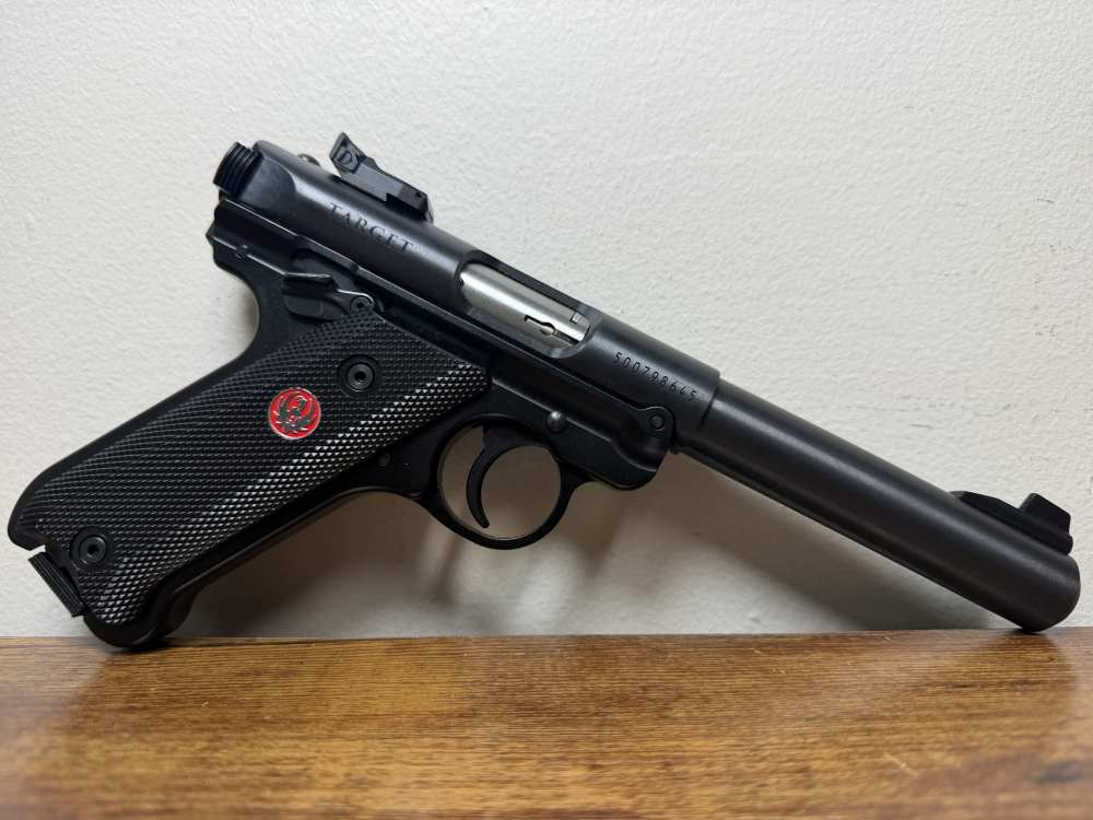 Ruger Mark IV Target .22 LR 5.5" Blued 10RD Pistol-img-1