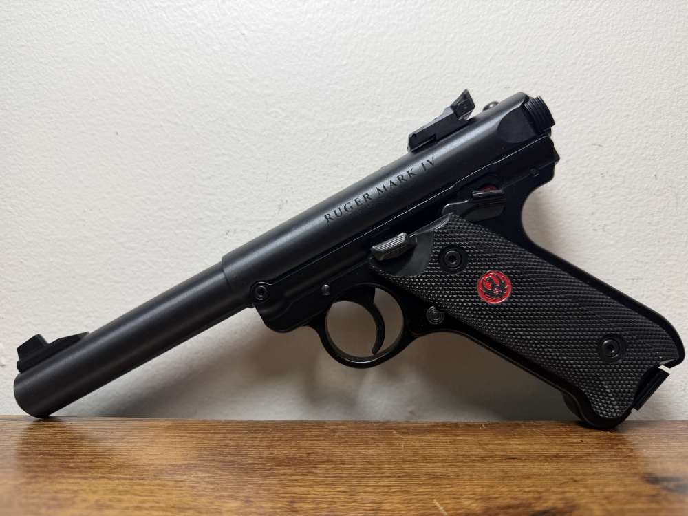 Ruger Mark IV Target .22 LR 5.5" Blued 10RD Pistol-img-0