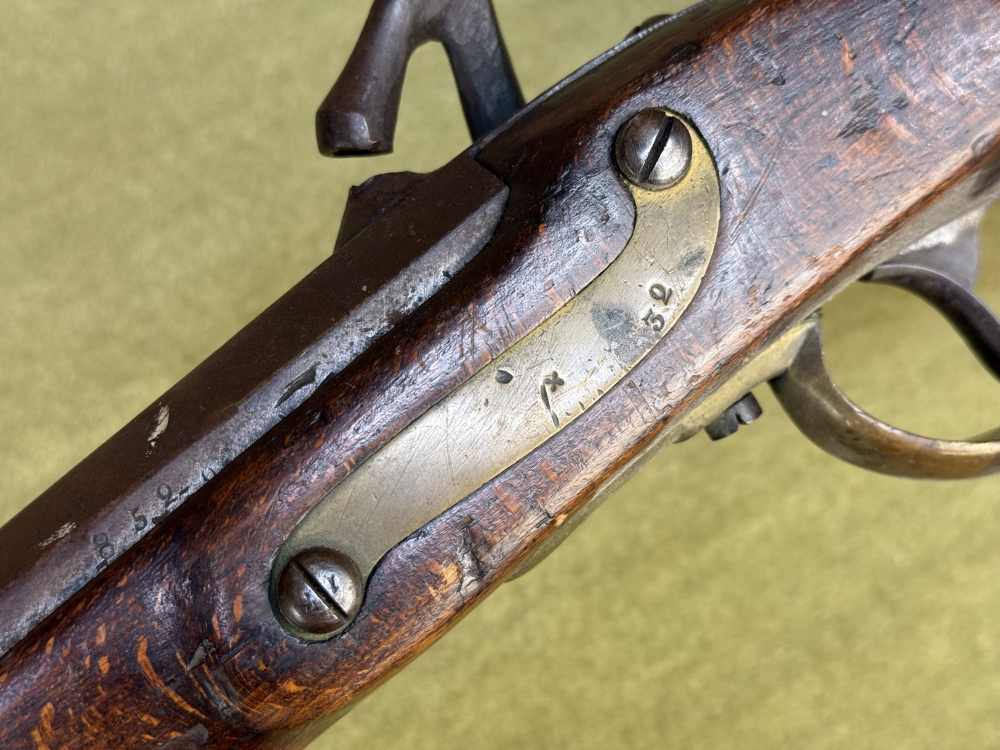 Mid 19th century Austrian percussion rifled musket Civil War modified-img-11