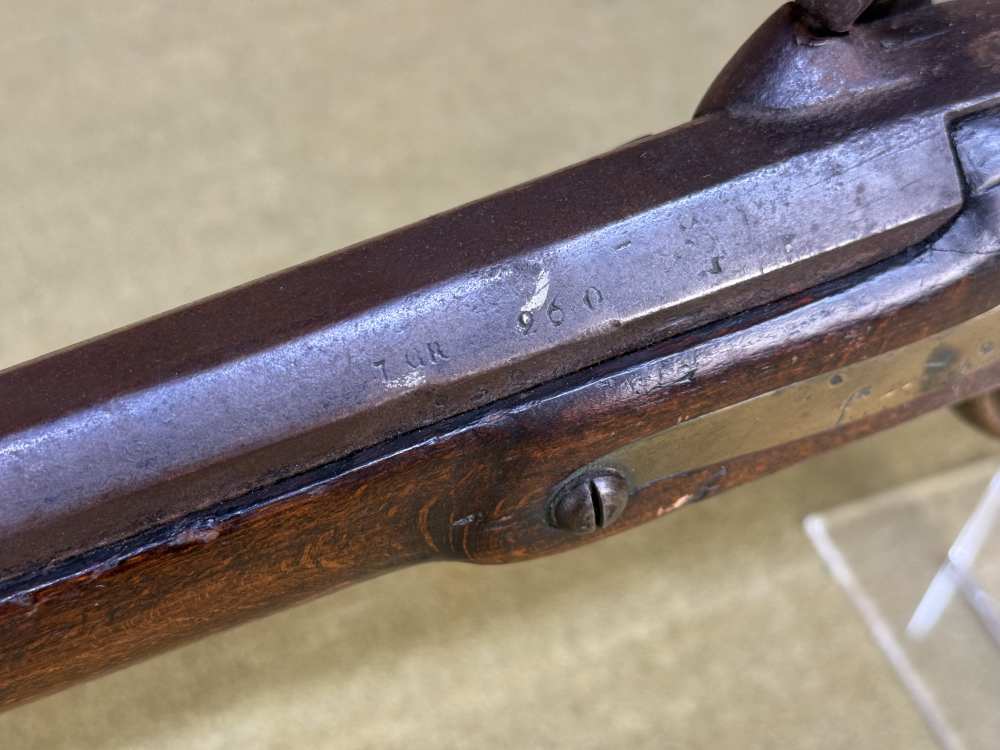 Mid 19th century Austrian percussion rifled musket Civil War modified-img-7