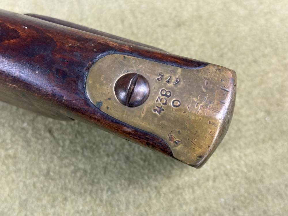 Mid 19th century Austrian percussion rifled musket Civil War modified-img-13